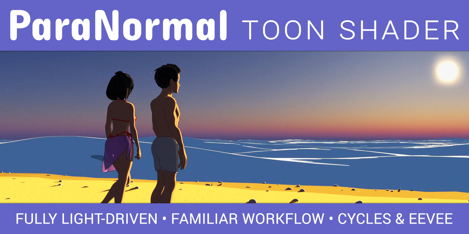 ParaNormal Toon Shader – Fully Light-Driven, Familiar Workflow, Cycles & Eevee